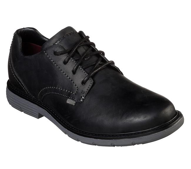 Zapatos Sin Cordones Skechers Hombre - Lite Lugg Negro BAWNU1309
